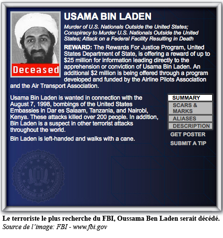 Décès Oussama Ben Laden